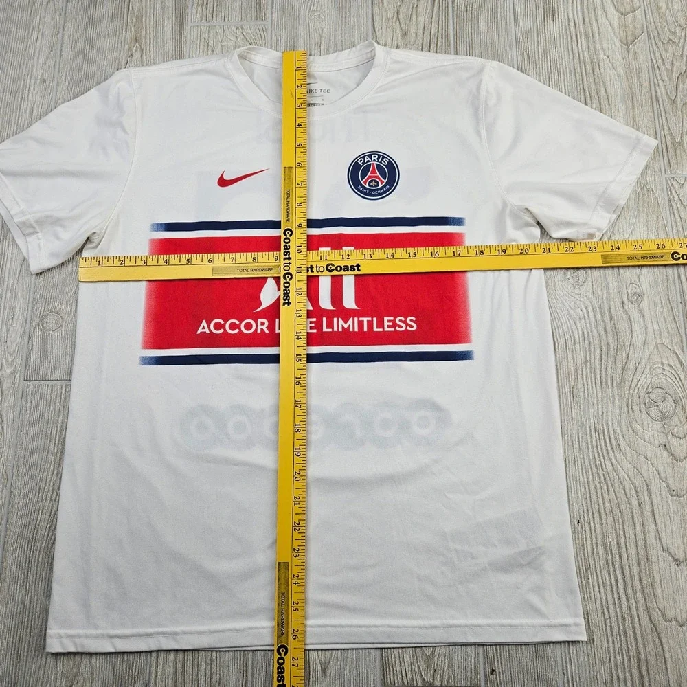 Nike Paris Saint-Germain Messi 30 White Dri-FIT Soccer Jersey Mens Large PSG